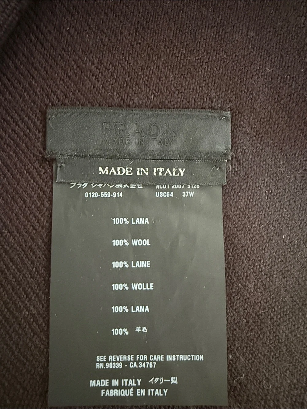 Prada preowned mens